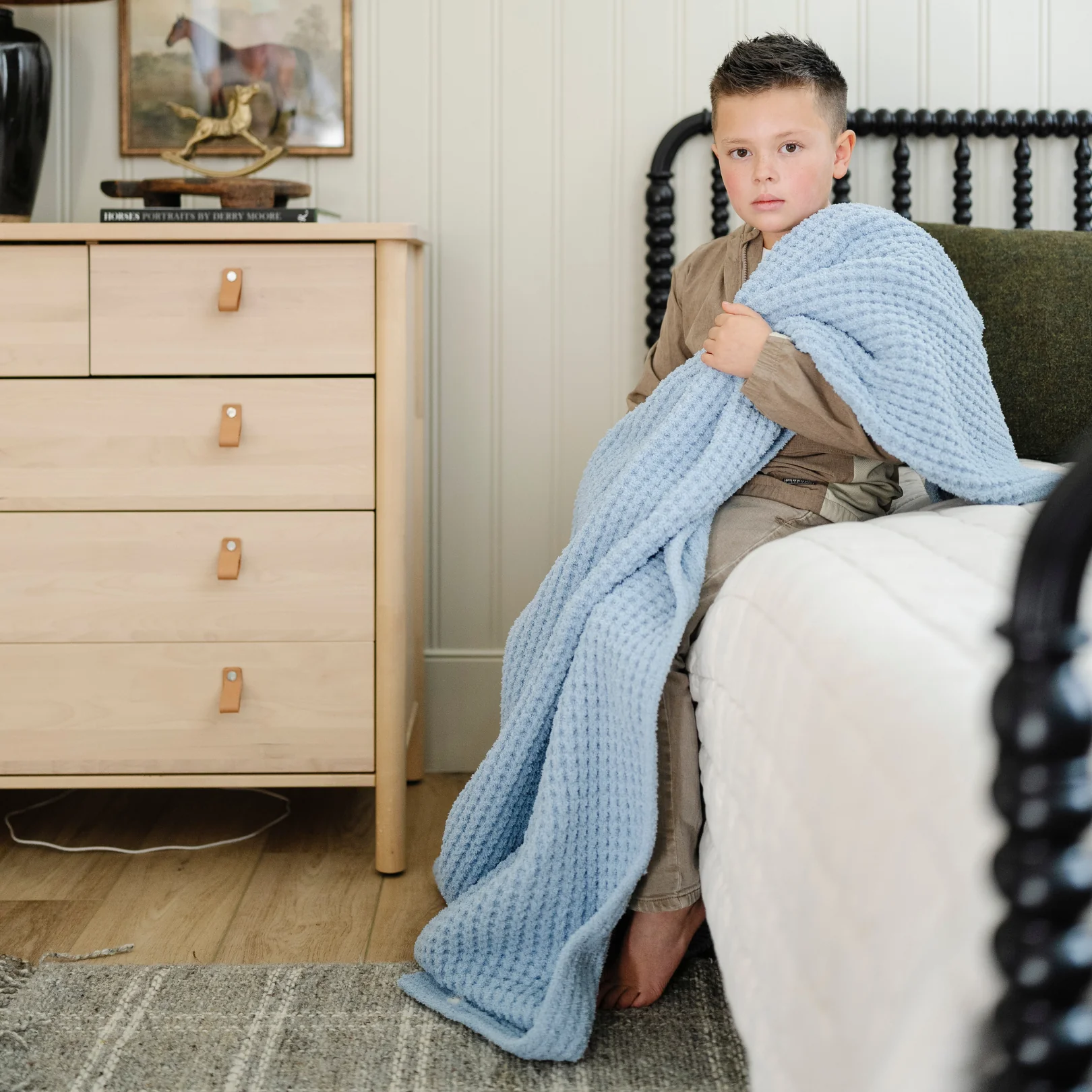 WAFFLE KNIT TODDLER BLANKETS - Image 18