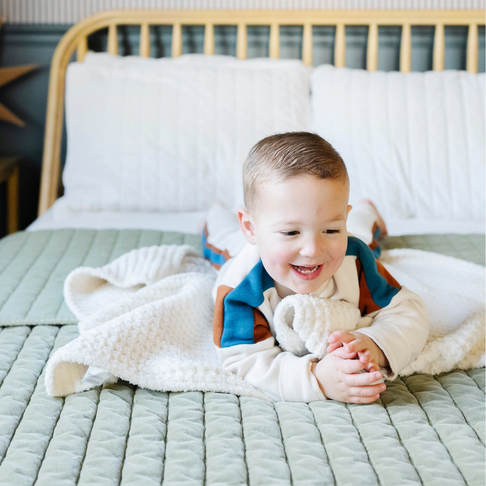 WAFFLE KNIT TODDLER BLANKETS - Image 19