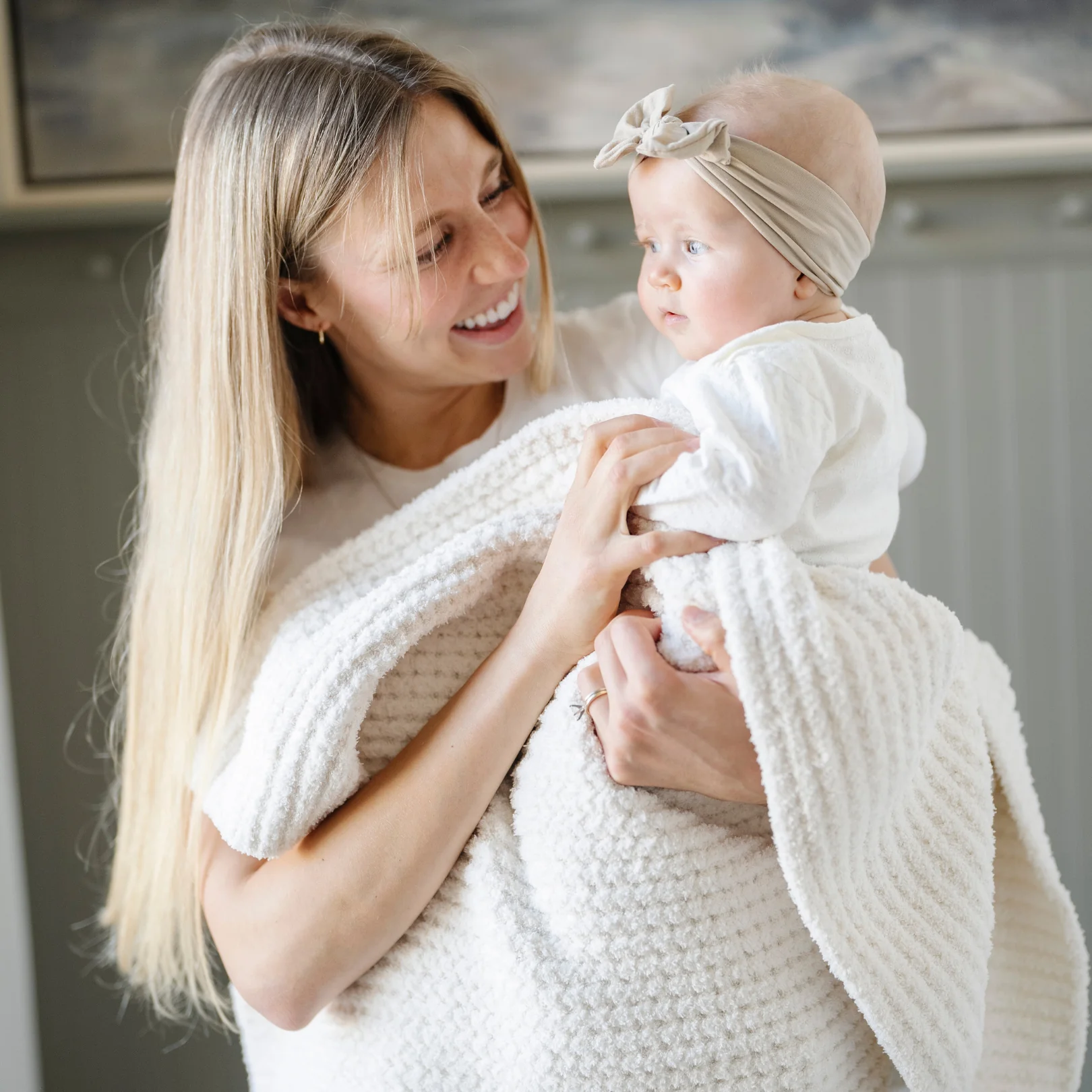 WAFFLE KNIT TODDLER BLANKETS - Image 20