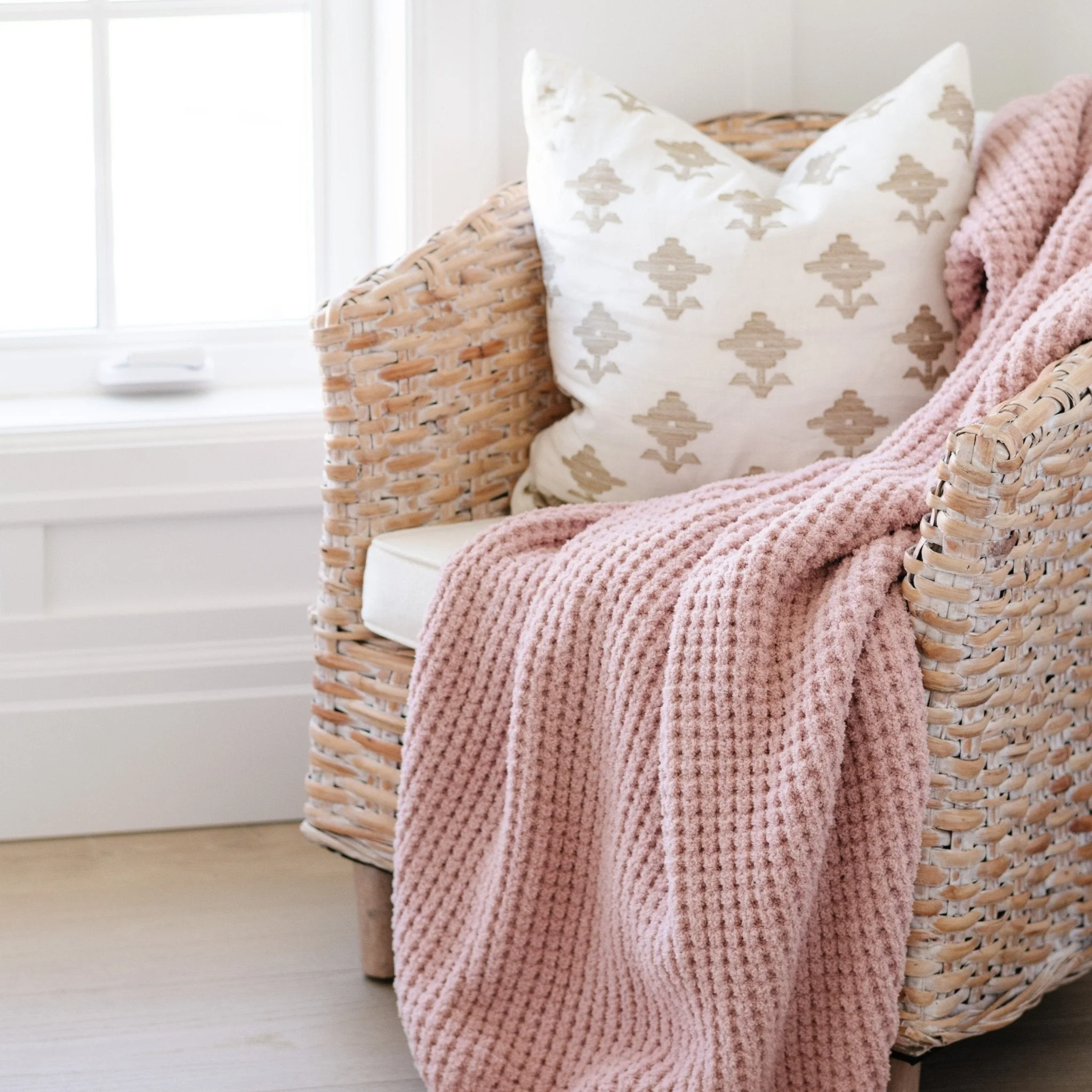 WAFFLE KNIT TODDLER BLANKETS - Image 5