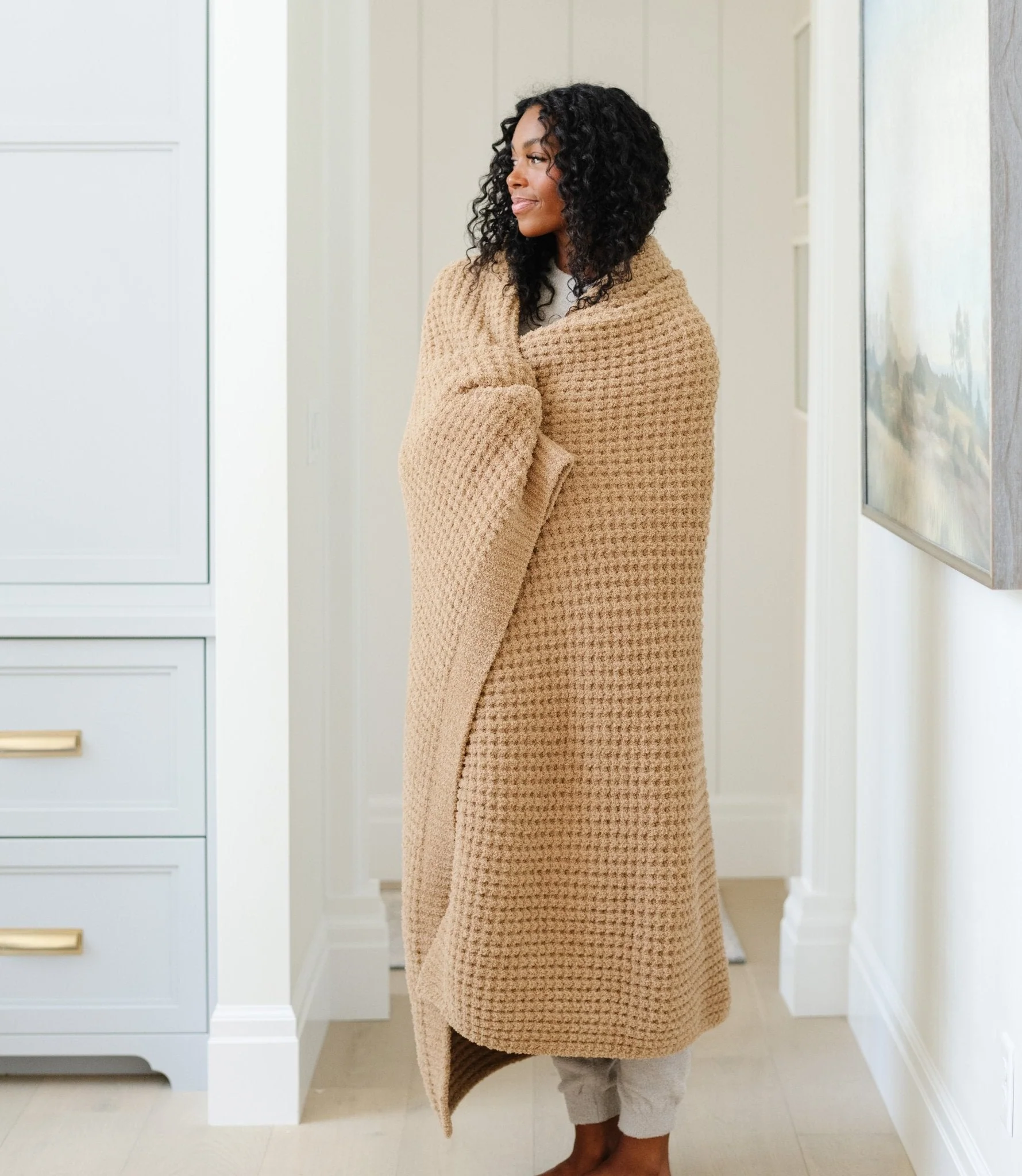 WAFFLE KNIT XL THROW BLANKETS - Image 13