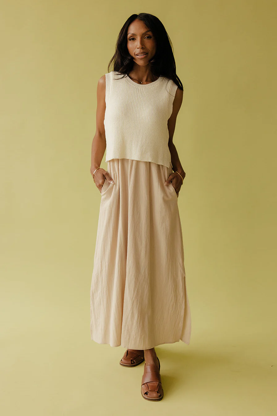 Warm Light Knit Dress