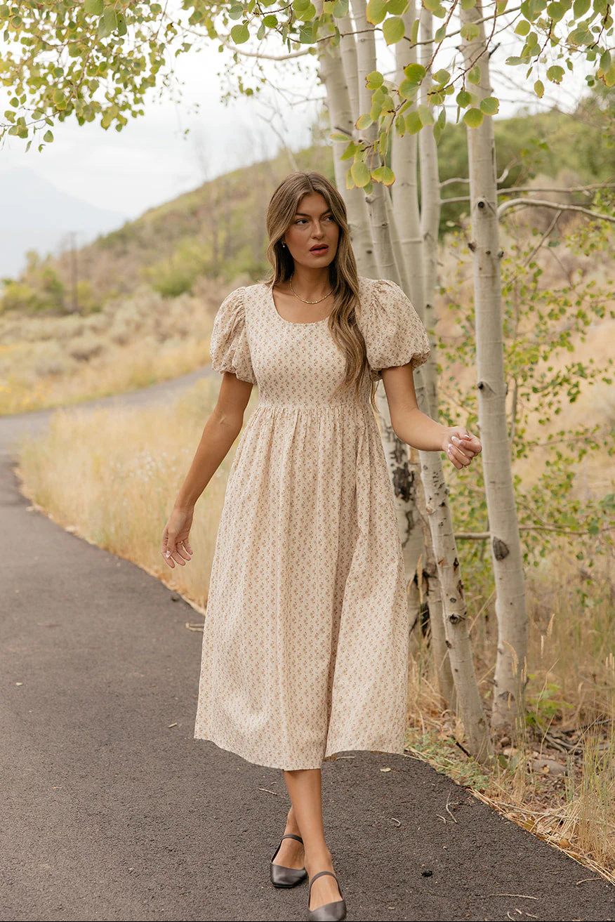 Whispering Grove Midi Dress - Image 3