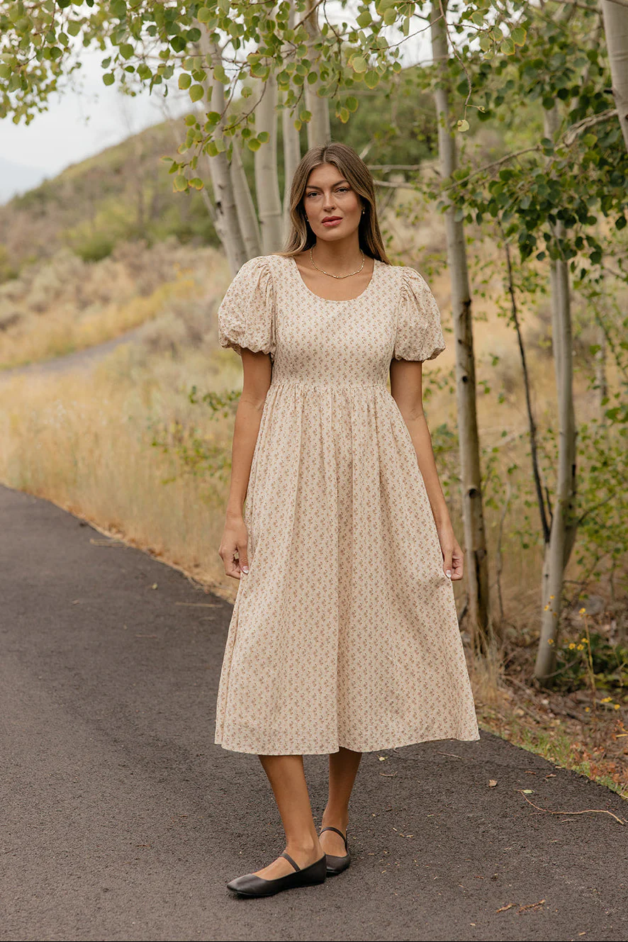 Whispering Grove Midi Dress - Image 4