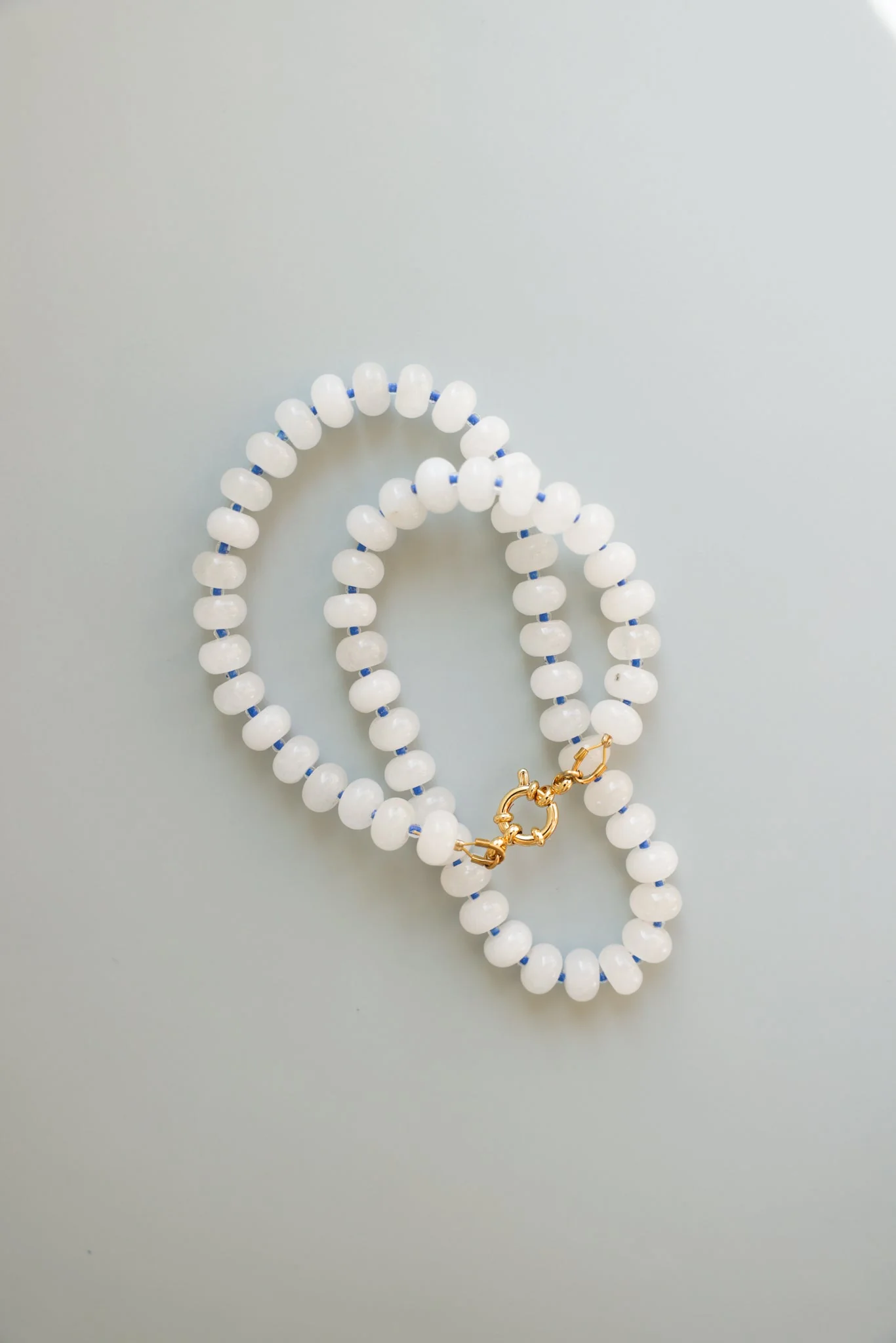 White Jade + Blue Necklace - Image 3