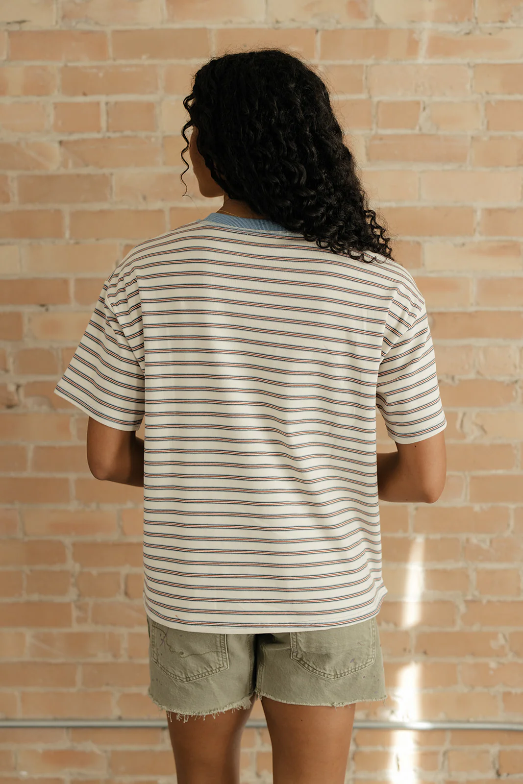 Wide Open Spaces Striped Tee - Image 3