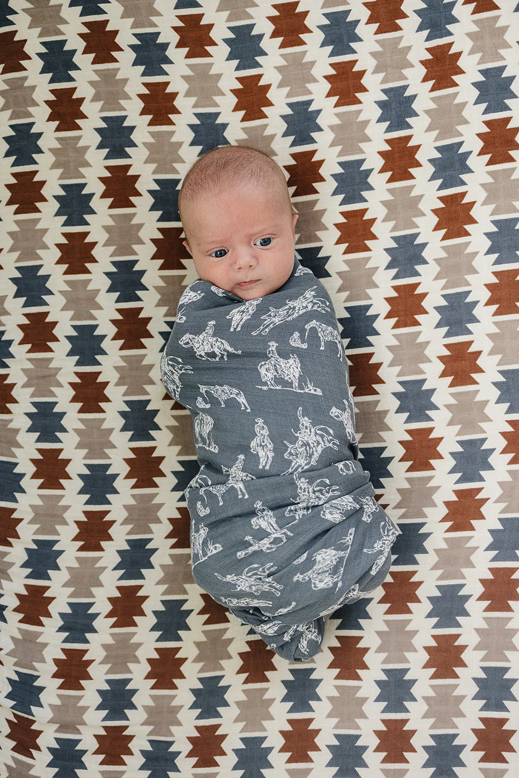 Wild West Muslin Swaddle Blanket - Image 2