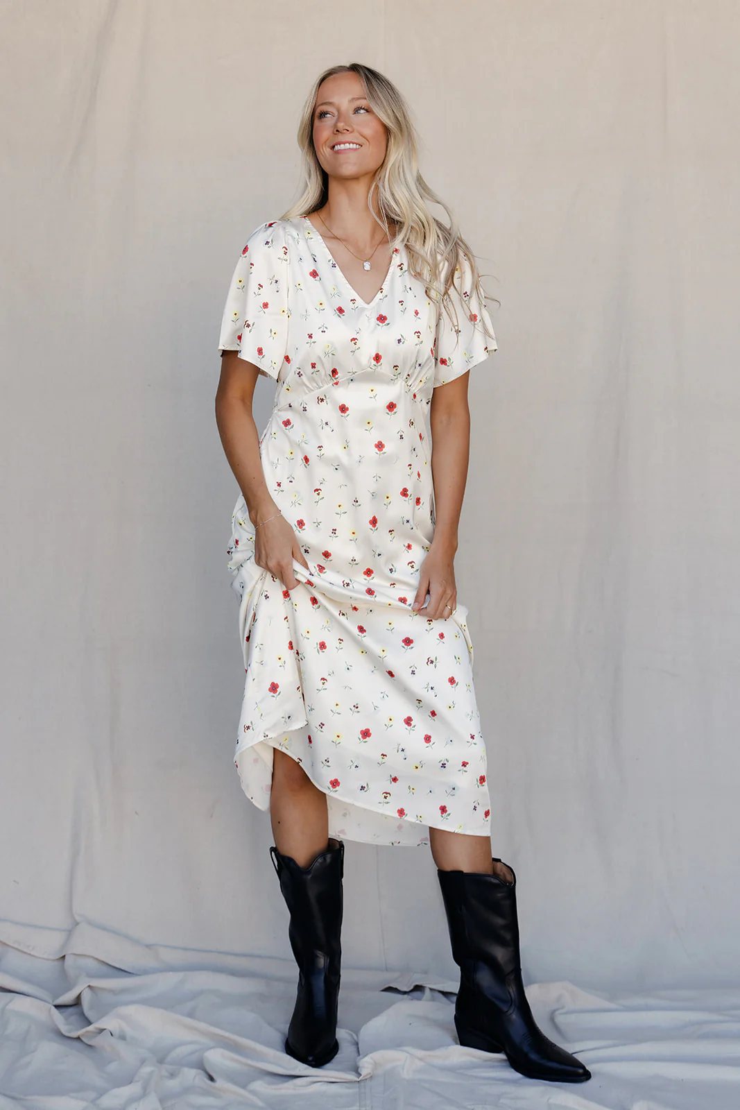 Wildflower Fields Midi Dress - Image 2