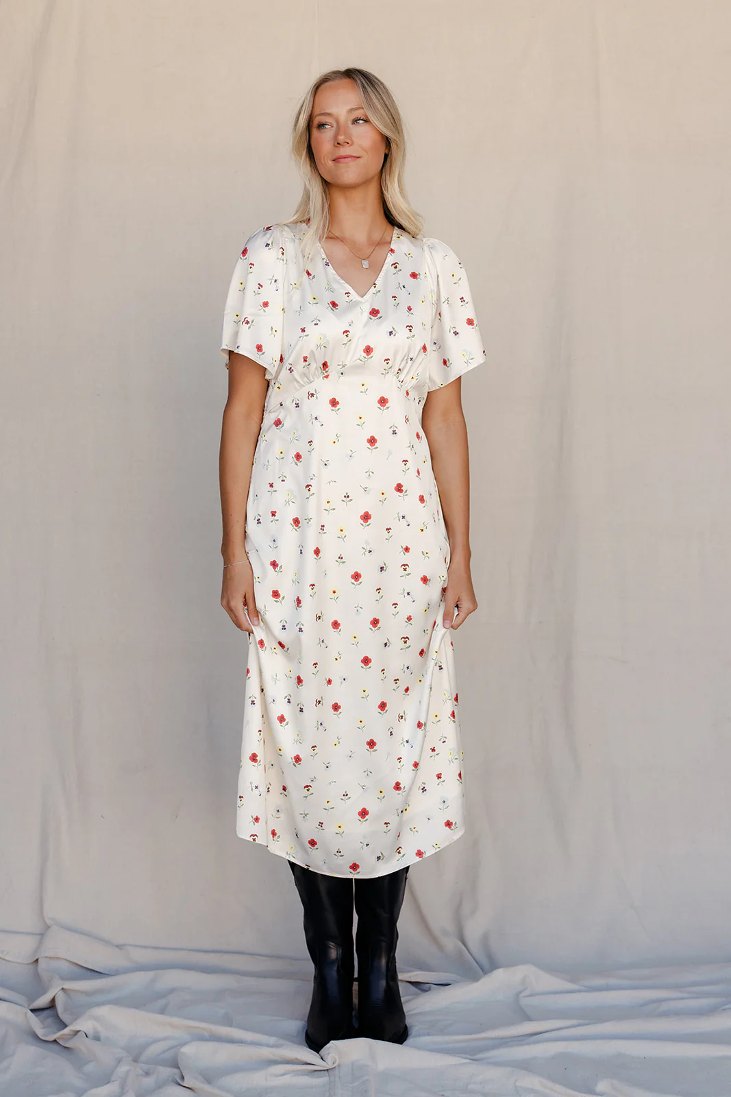 Wildflower Fields Midi Dress - Image 4