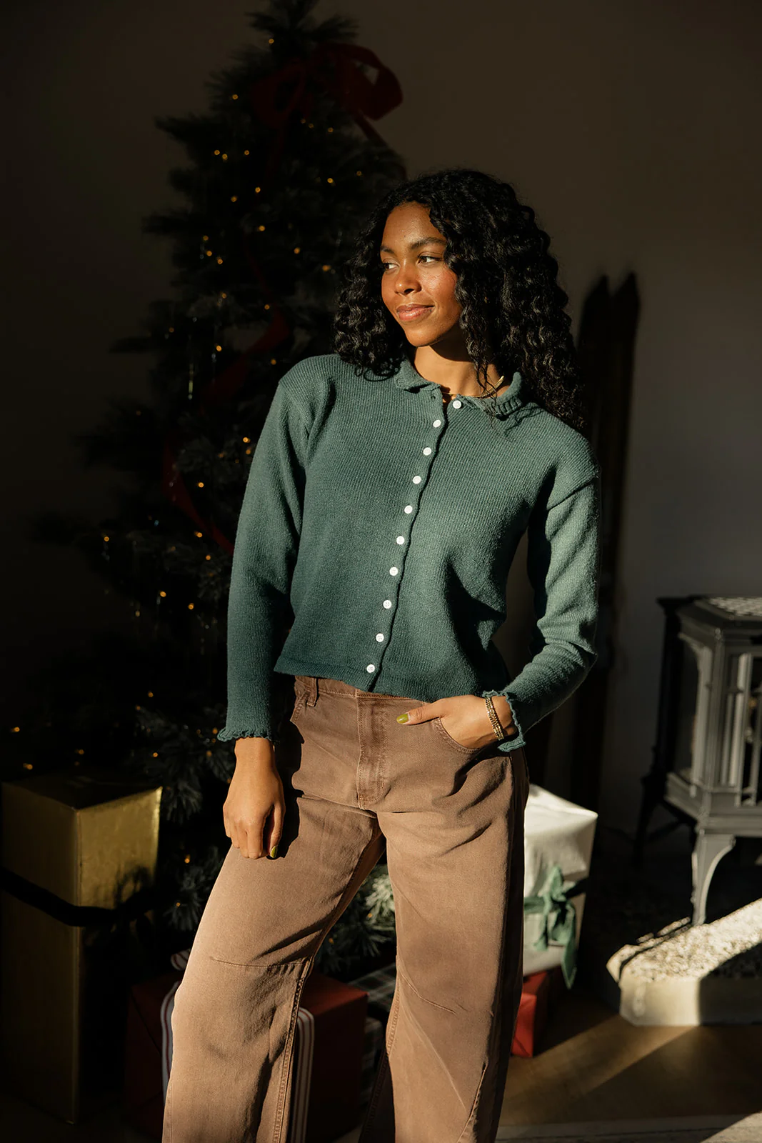 Wildwood Ruffle Cardigan - Image 7