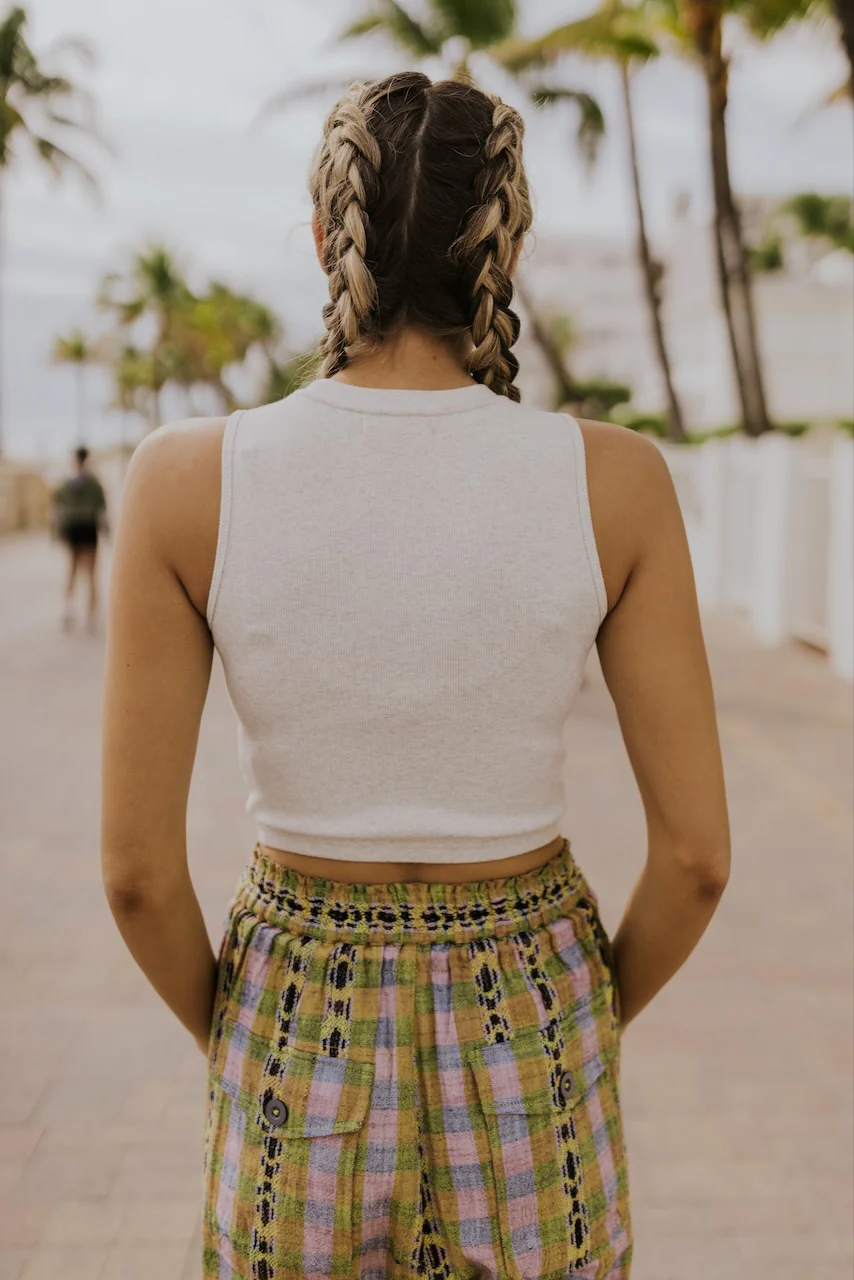 Willow Textured Cropped Tank - Image 18
