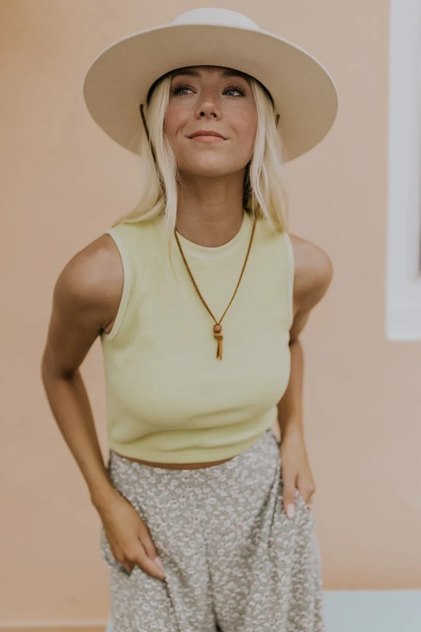 Willow Textured Cropped Tank - Image 20