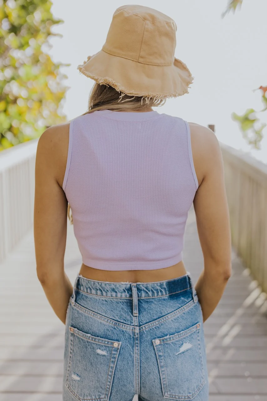 Willow Textured Cropped Tank - Image 36