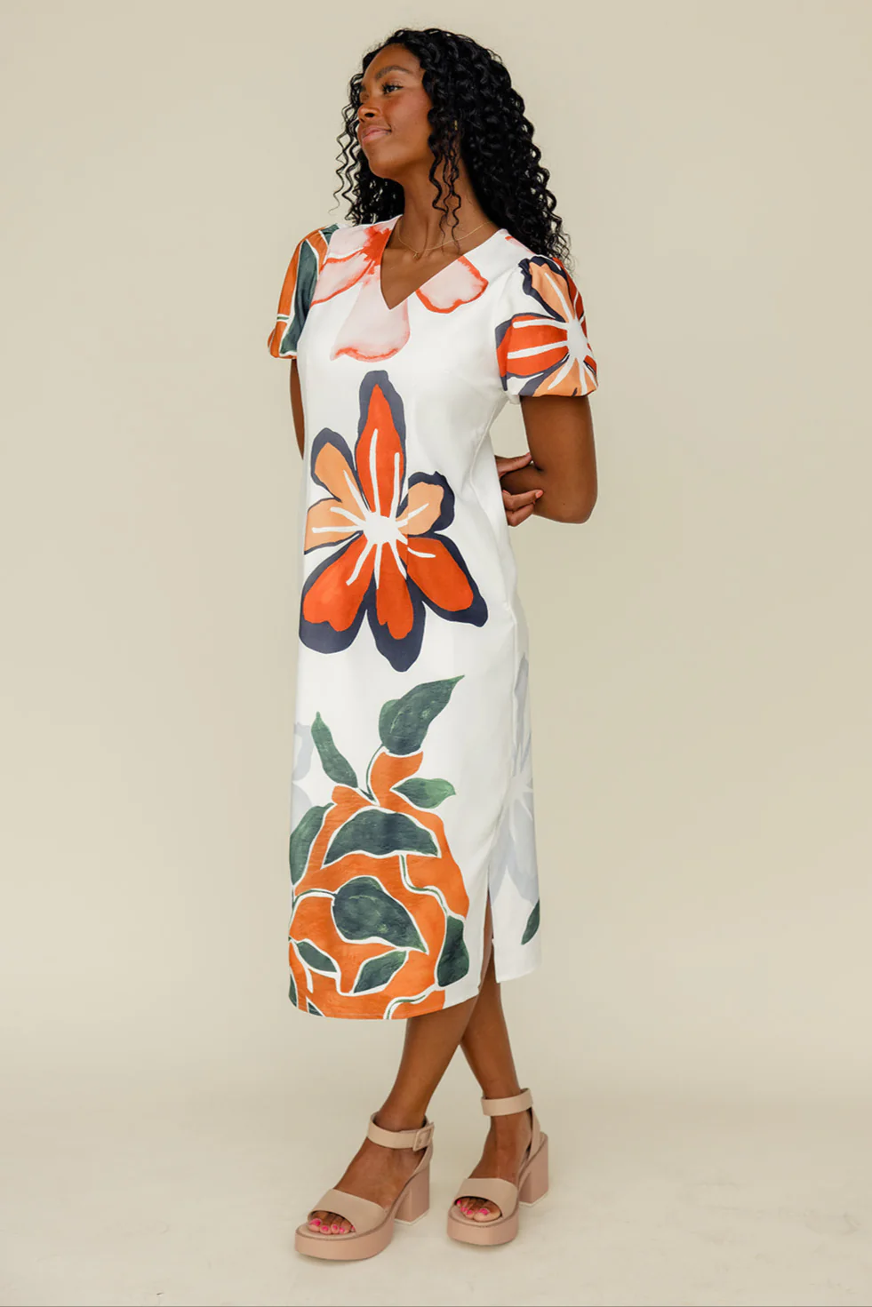 Wish You Were Mine Floral Dress - Image 2