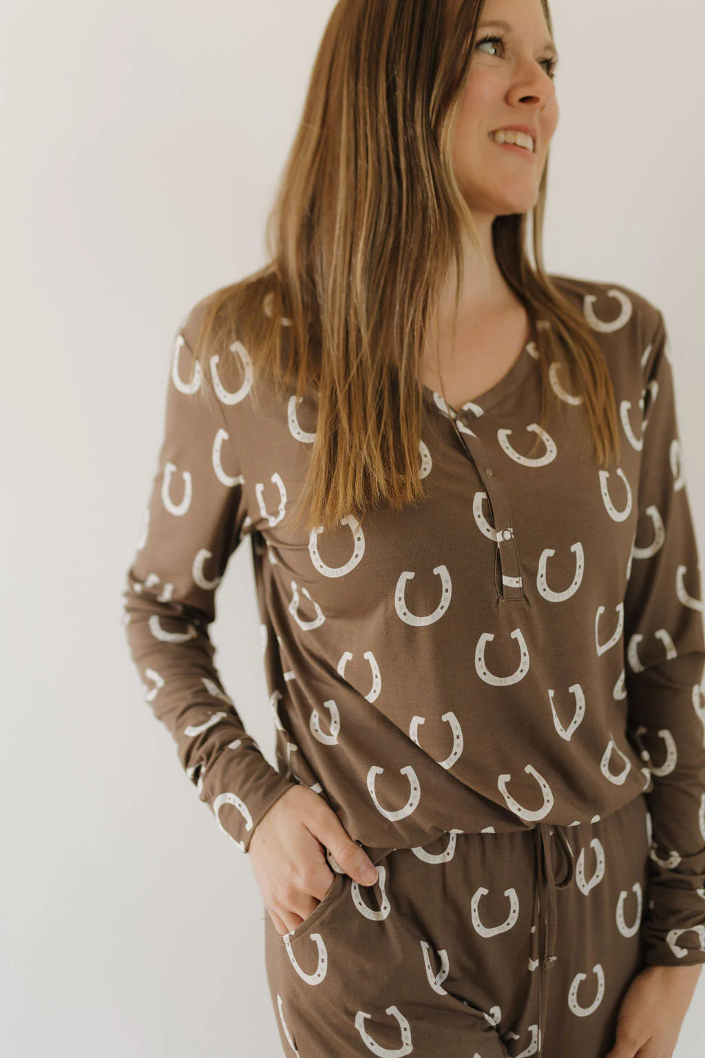 Women's Bamboo Pajama | Giddy Up - Image 5