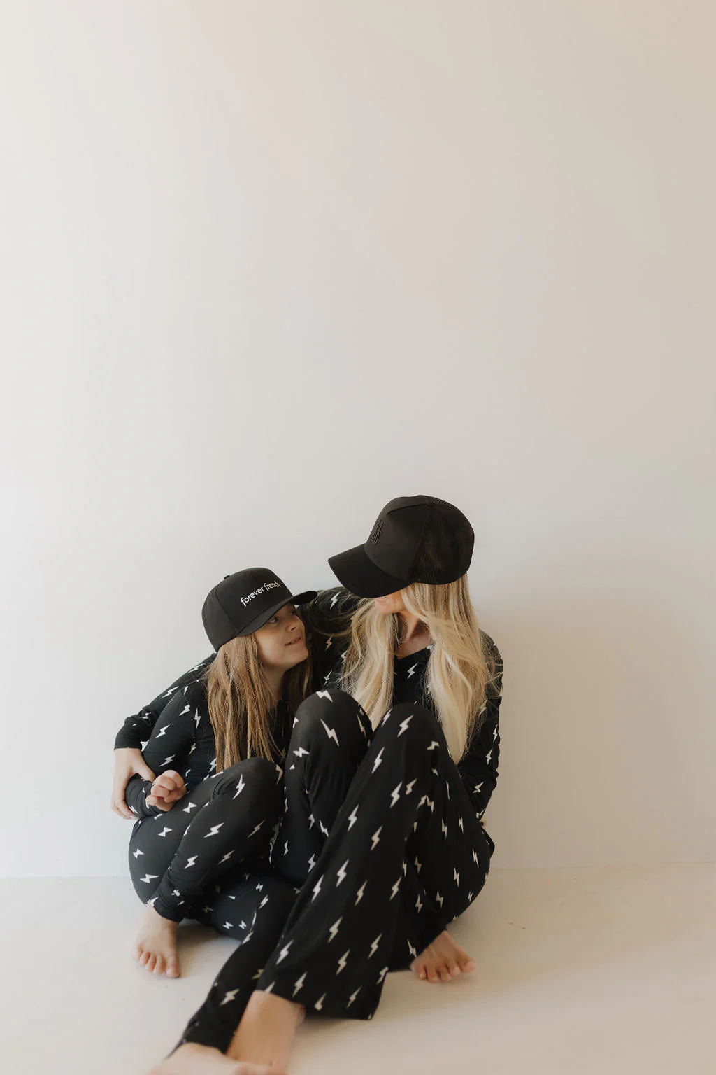 Women's Bamboo Pajama | Midnight Lightning Bolt - Image 3