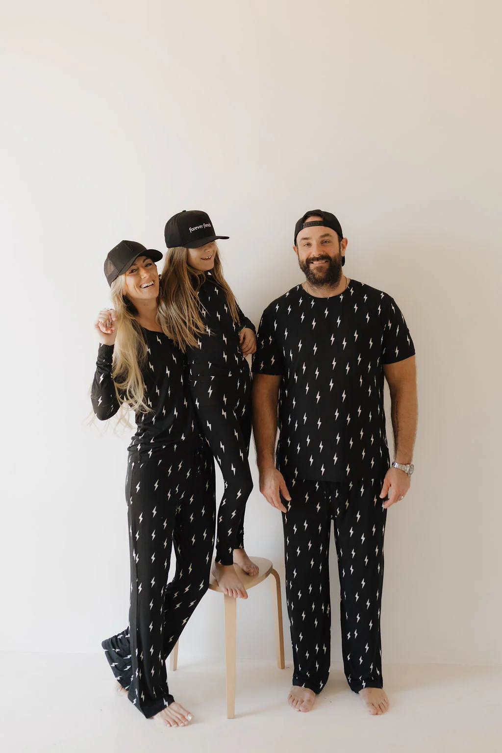 Women's Bamboo Pajama | Midnight Lightning Bolt - Image 6