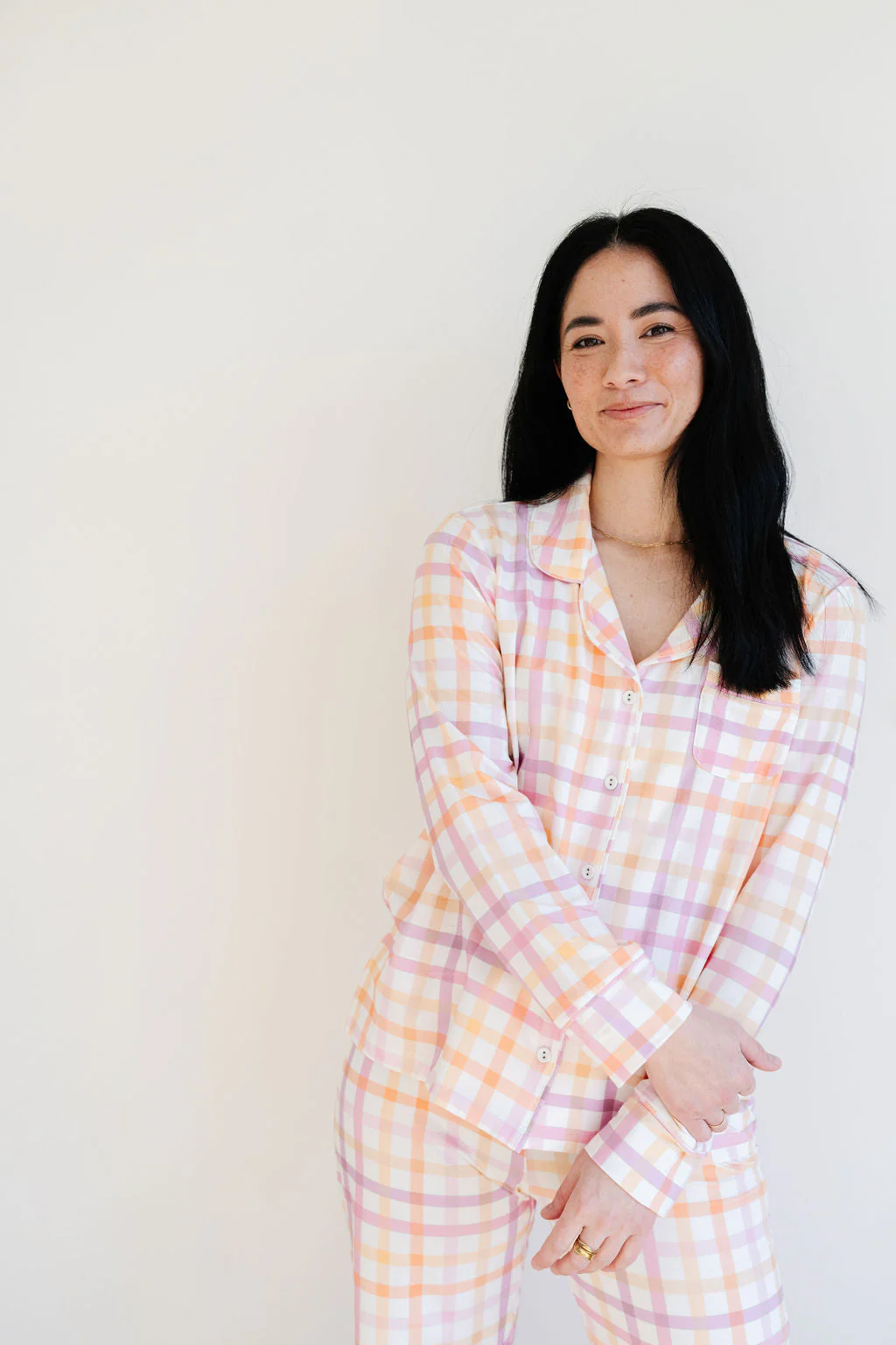Women's Button Down Set in Hopscotch