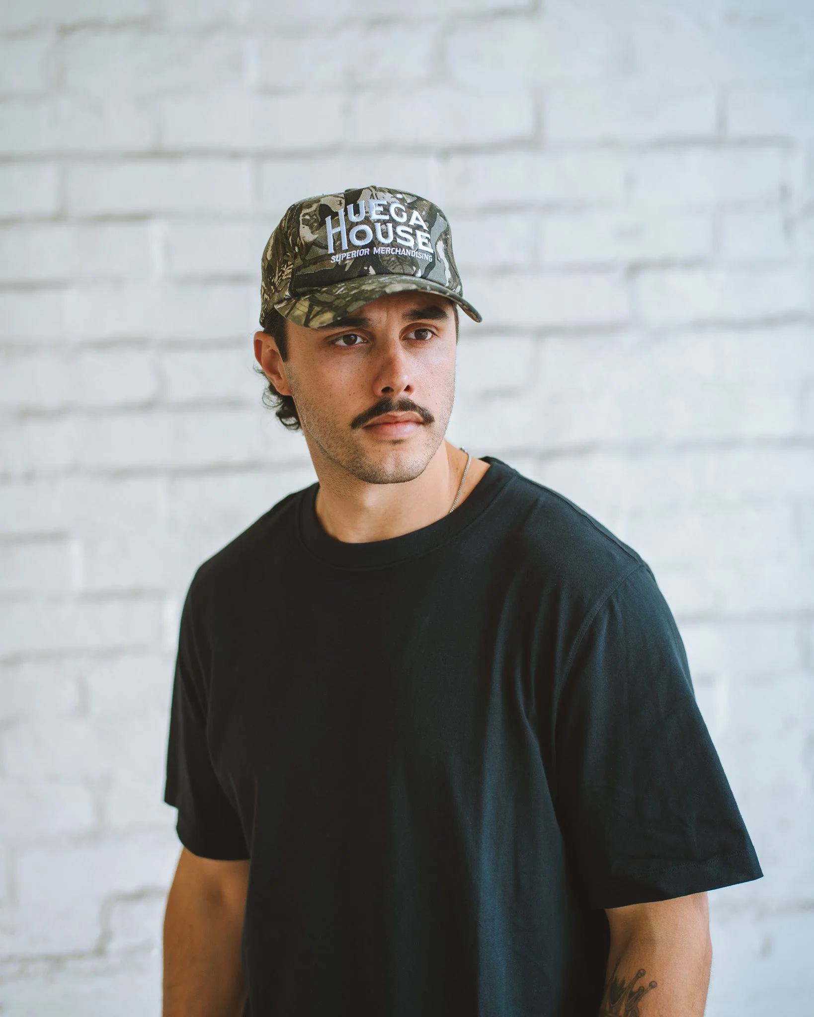 Woodland | Dark Camo Mid Profile Hat - Image 5